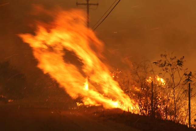 Wildfires caused by power lines average 10x larger